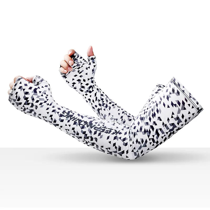 Manchons Gaming Réfléchissants – Confort Glacé & Style Camouflage