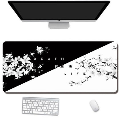 Tapis de Souris Gaming “Life & Death” – Élégance Minimaliste et Performance Ultime