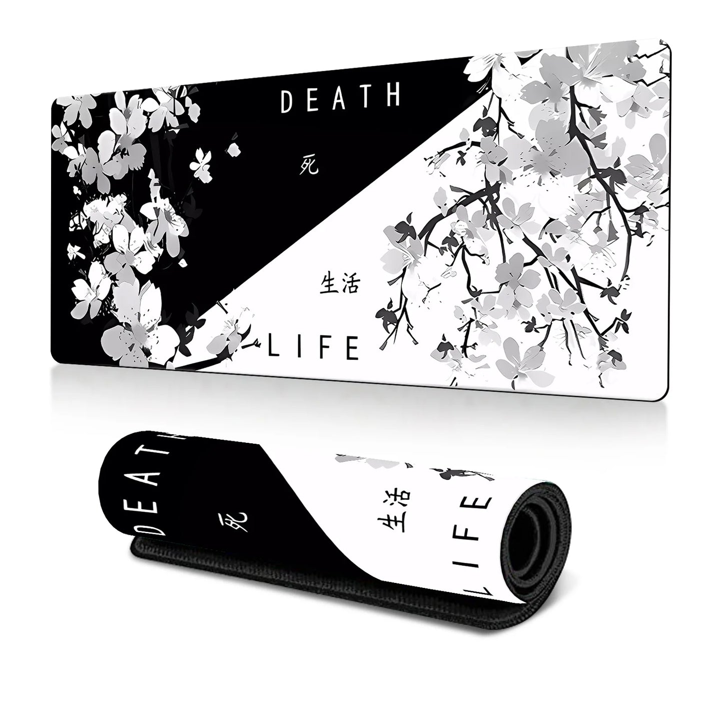 Tapis de Souris Gaming “Life & Death” – Élégance Minimaliste et Performance Ultime