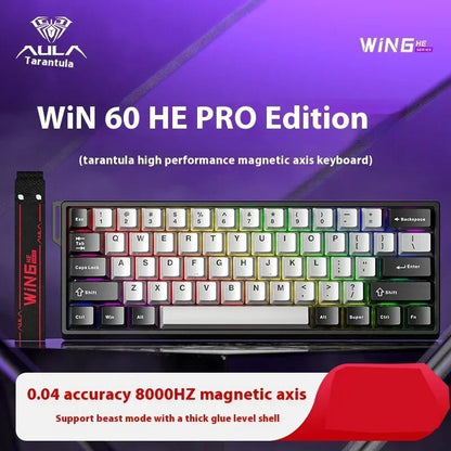 Clavier Mécanique Gaming AULA Win60/68 HE – Switchs Magnétiques, RGB & Performance E-Sport