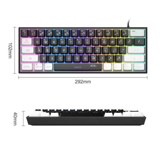 Clavier Gaming Compact 61 Touches RGB – MageGee