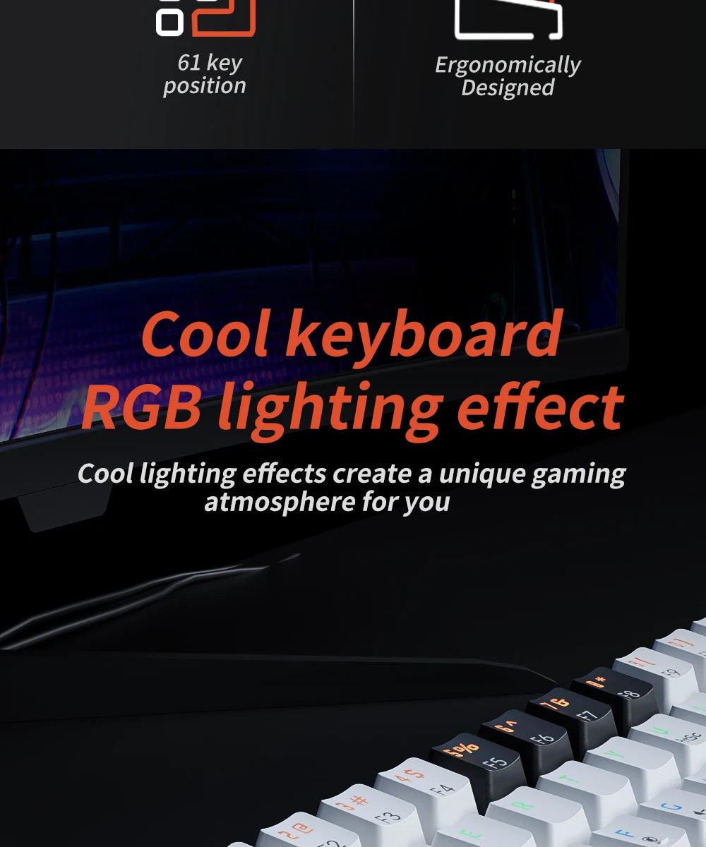 Clavier Mécanique RGB Compact 60 % – MUCAI