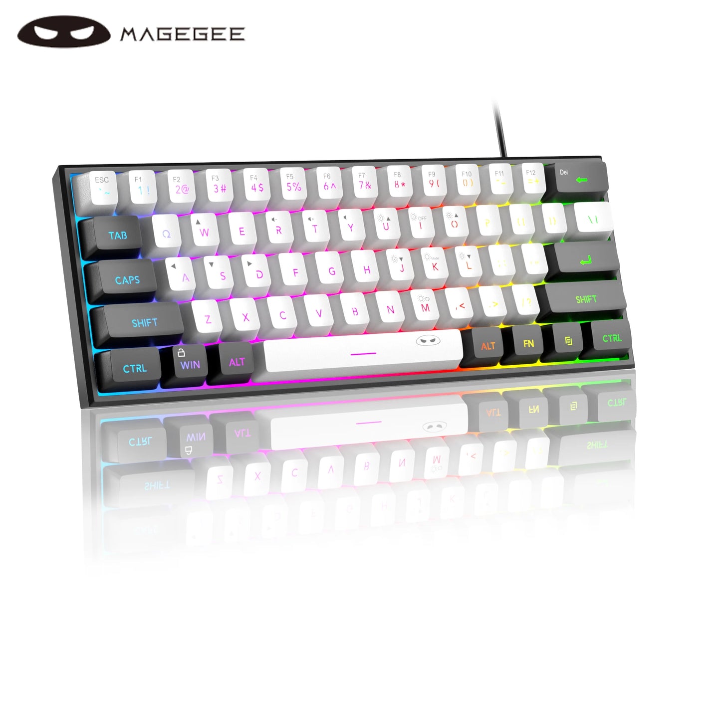 Clavier Gaming Compact 61 Touches RGB – MageGee