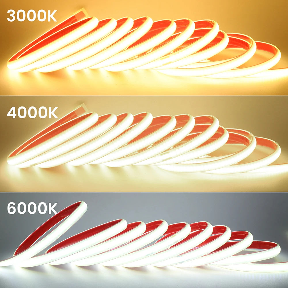 Bande LED COB 220V KISUFU – Éclairage Intelligent, Design et Haute Performance