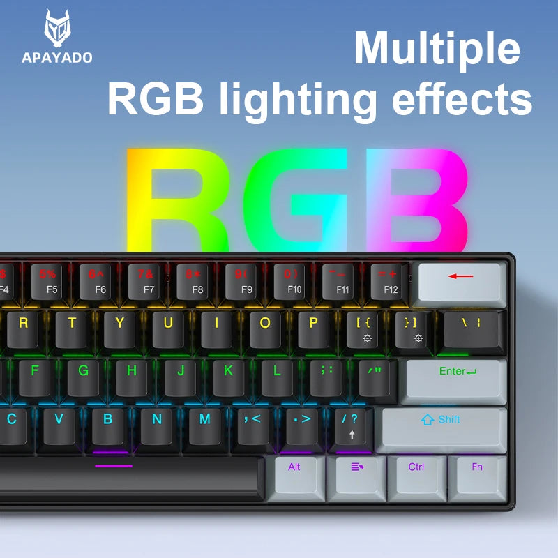 Clavier Mécanique RGB 61 Touches – APAYADO K61