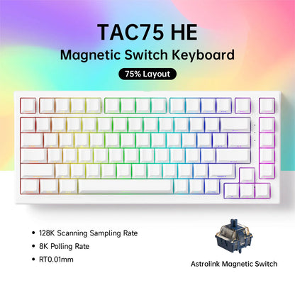 AKKO TAC75 HE – Clavier Magnétique Gaming 75% Haute Précision