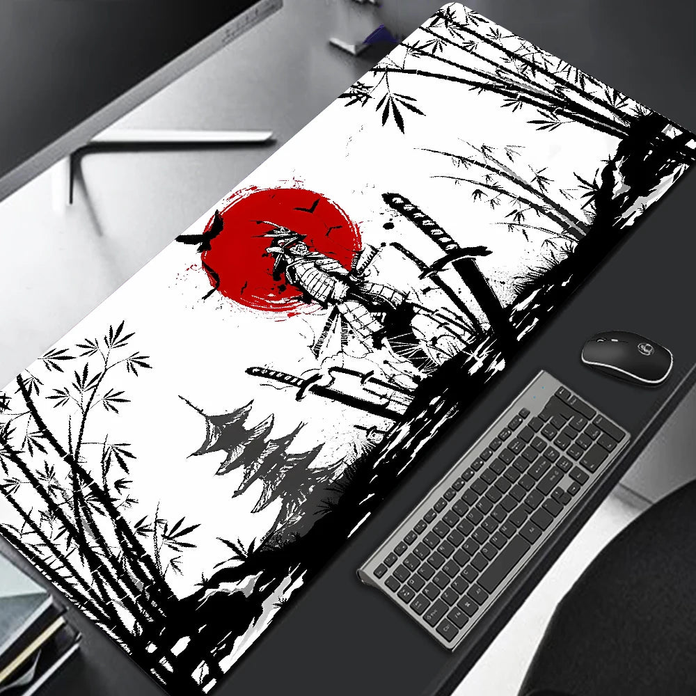 Tapis de Souris Gaming XXL Mairuige – Samouraï Japonais