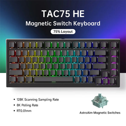 AKKO TAC75 HE – Clavier Magnétique Gaming 75% Haute Précision