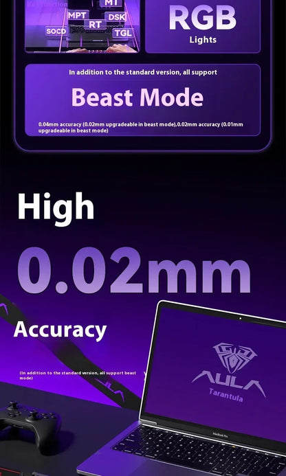 Clavier Mécanique Gaming AULA Win60/68 HE – Switchs Magnétiques, RGB & Performance E-Sport