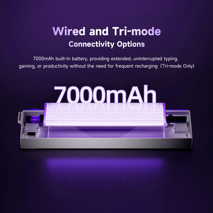 Veekos Shine60 HE – Clavier Magnétique Gaming RGB Tri-Mode (Wired / Wireless / Bluetooth)