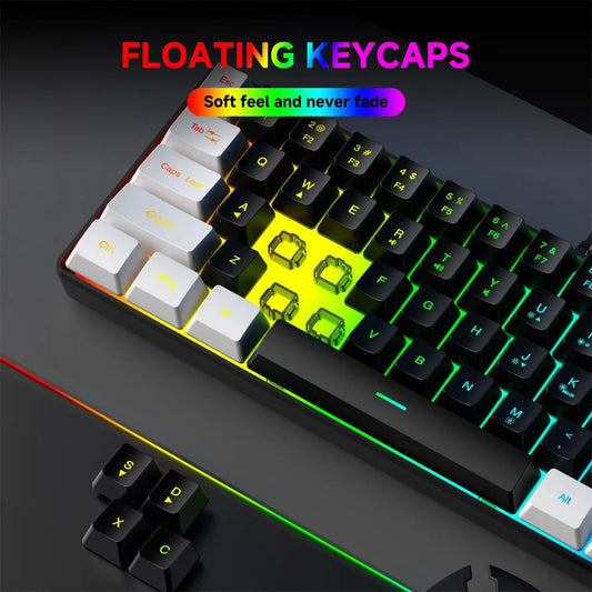 Clavier Gaming Compact 61 Touches RGB – OBAME