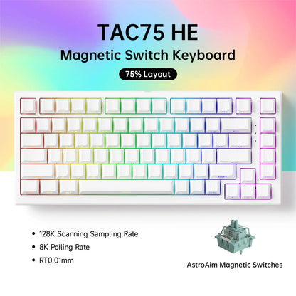 AKKO TAC75 HE – Clavier Magnétique Gaming 75% Haute Précision