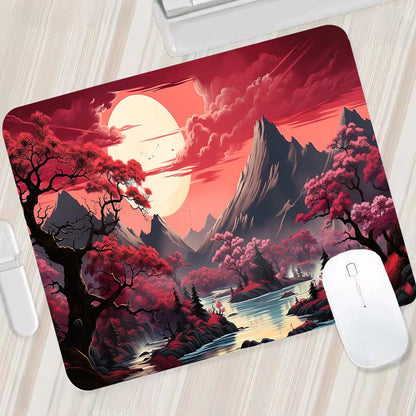 Tapis de Souris Gaming “Moonlight Temple” – Mystère, Sérénité et Précision