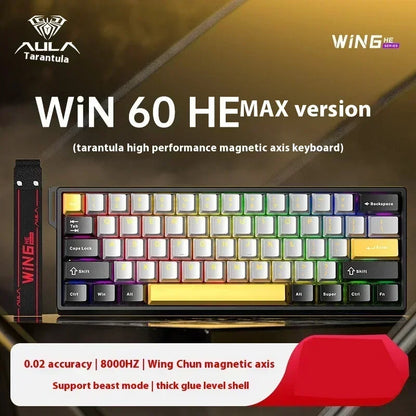 Clavier Mécanique Gaming AULA Win60/68 HE – Switchs Magnétiques, RGB & Performance E-Sport