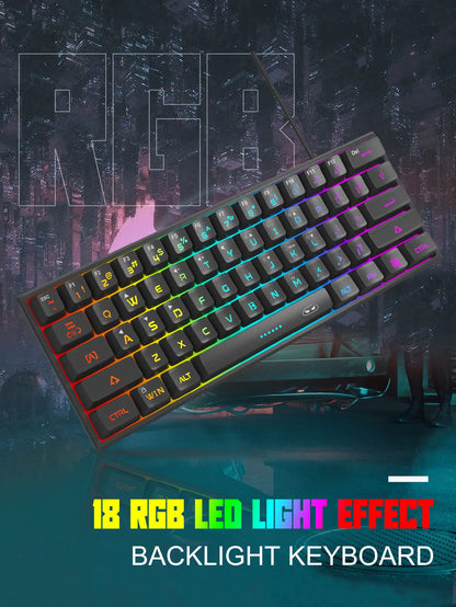 Clavier Gaming Compact 61 Touches RGB – MageGee