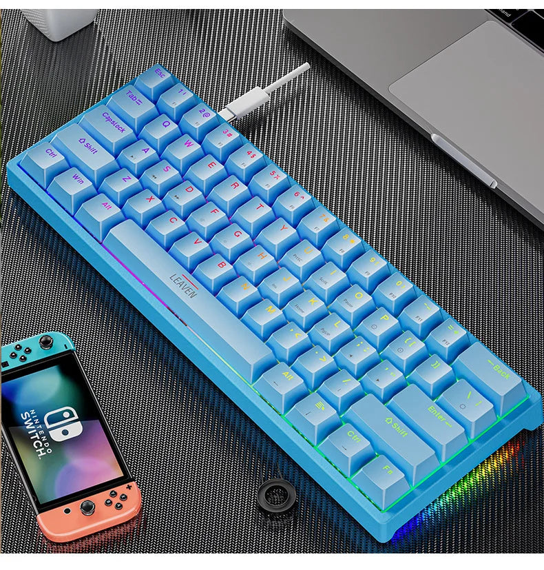 Clavier Mécanique Gaming EDUP K620 Mini RGB – 61 Touches