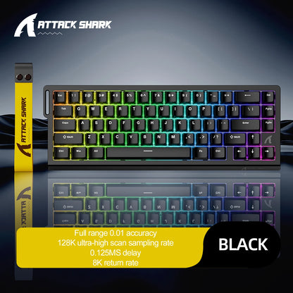 Attack Shark X68HE – Clavier Magnétique Gaming 8KHz Haute Performance