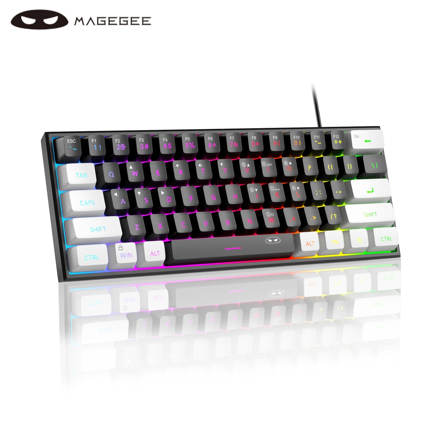 Clavier Gaming Compact 61 Touches RGB – MageGee