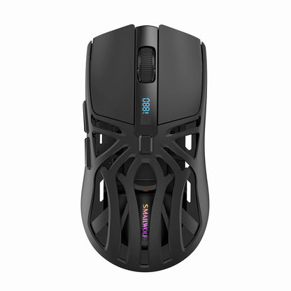 SMAILWOLF RS8 – Souris Gaming Sans Fil à Écran Digital (73g)