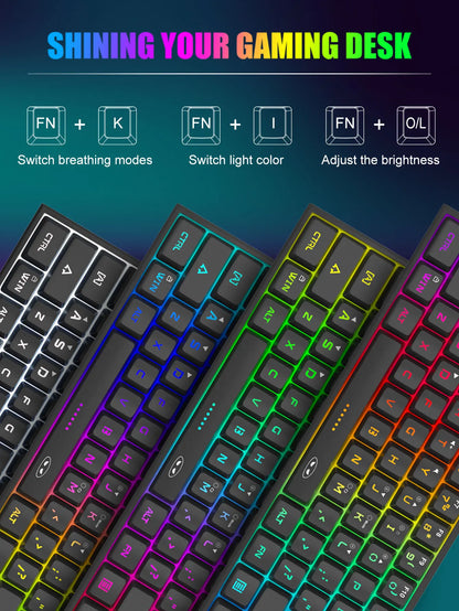 Clavier Gaming Compact 61 Touches RGB – MageGee