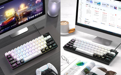 Clavier Gaming Compact 61 Touches RGB – MageGee