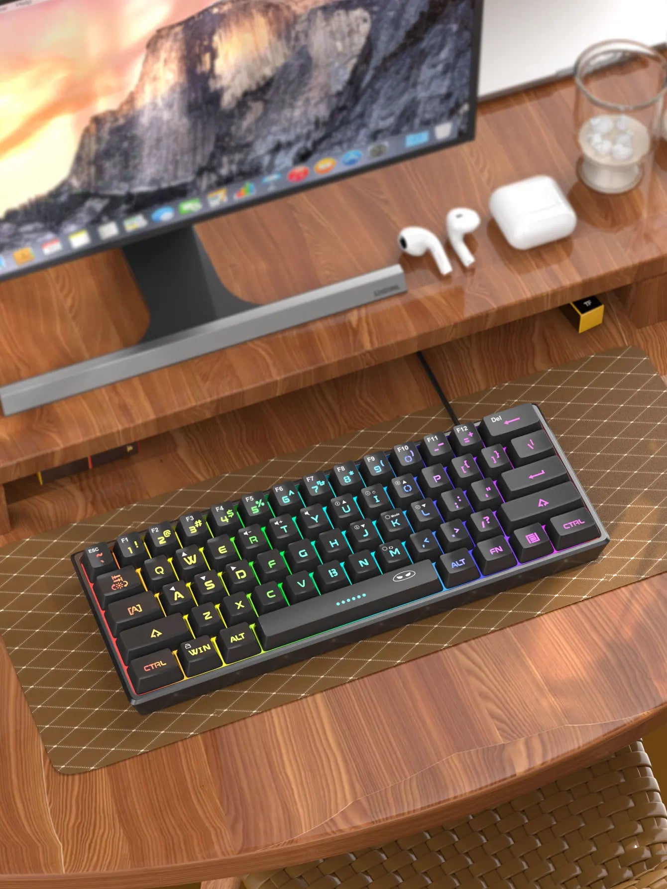 Clavier Gaming Compact 61 Touches RGB – MageGee