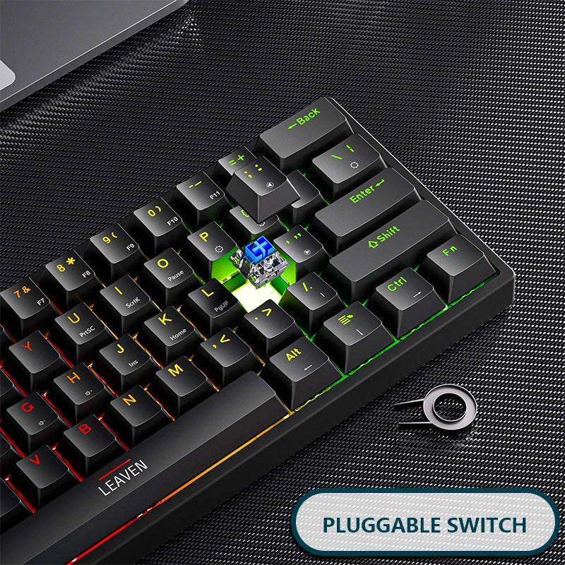 Clavier Mécanique Gaming EDUP K620 Mini RGB – 61 Touches