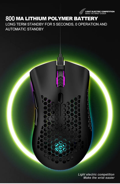Souris Gaming Sans Fil Ultralight RGB – 12 000 DPI
