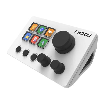 Mirabox N3 StreamDeck - Clavier Macro avec Écran LCD et Molette - Console de Contrôle pour Streaming et Gaming