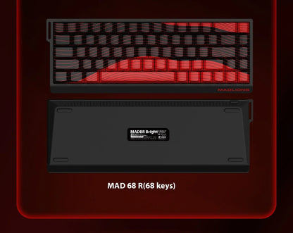 Ajazz MAD60/68 HE – Clavier Magnétique Gaming E-Sport Ultra-Rapide