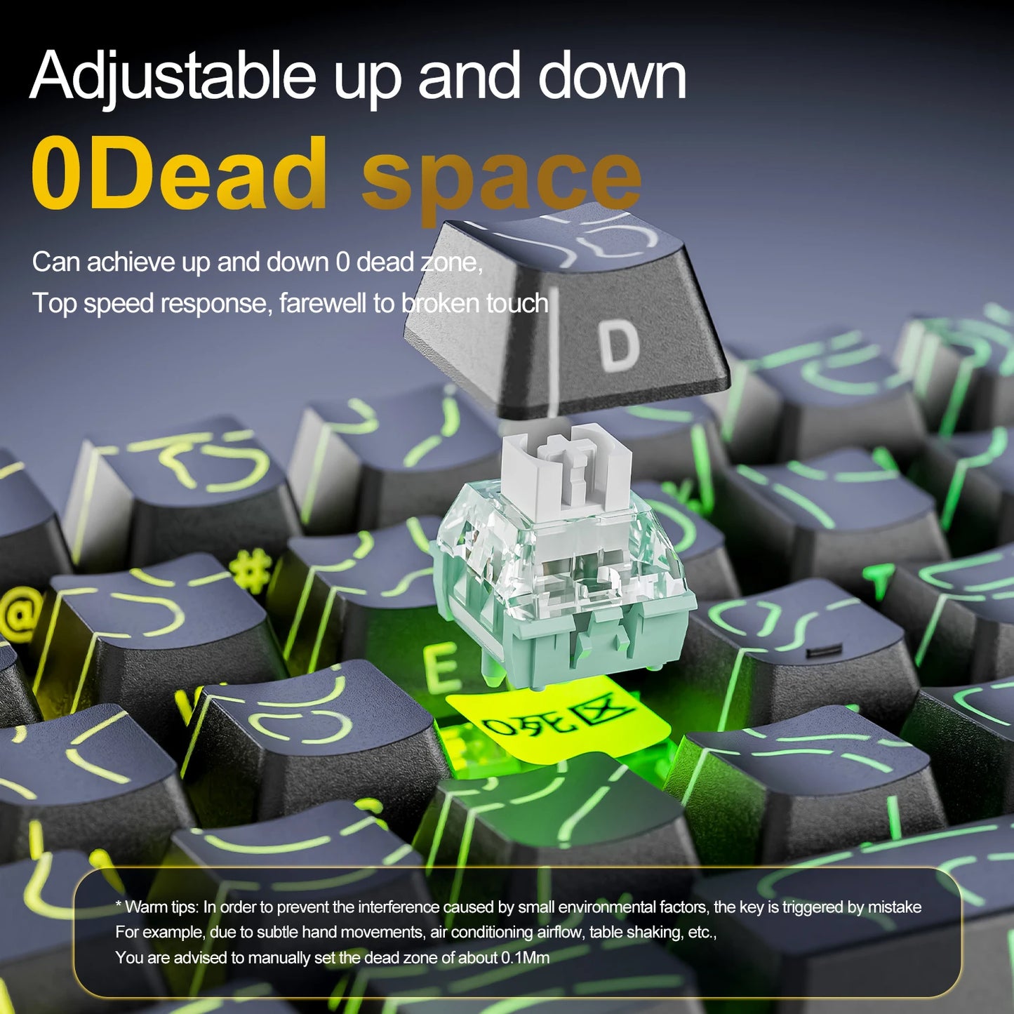 Attack Shark X68HE – Clavier Magnétique Gaming 8KHz Haute Performance