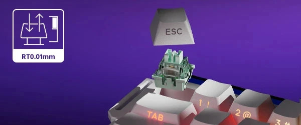 Veekos Shine60 HE – Clavier Magnétique Gaming RGB Tri-Mode (Wired / Wireless / Bluetooth)