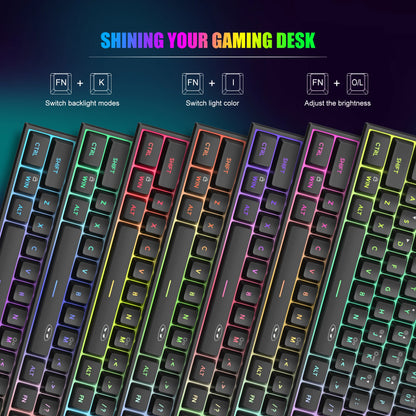 Clavier Gaming Compact 61 Touches RGB – MageGee