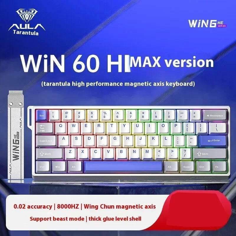Clavier Mécanique Gaming AULA Win60/68 HE – Switchs Magnétiques, RGB & Performance E-Sport