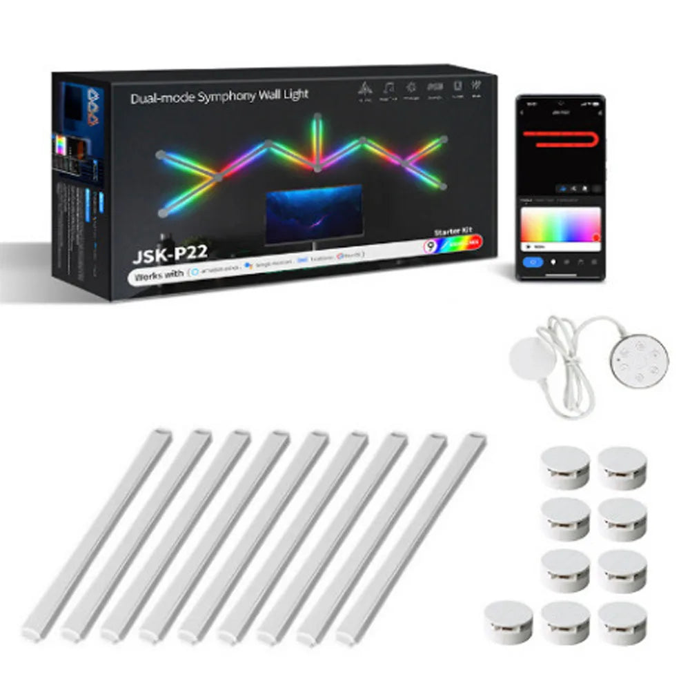 Éclairage Mural LED RGB Xyislight – DIY Smart Ambient Light