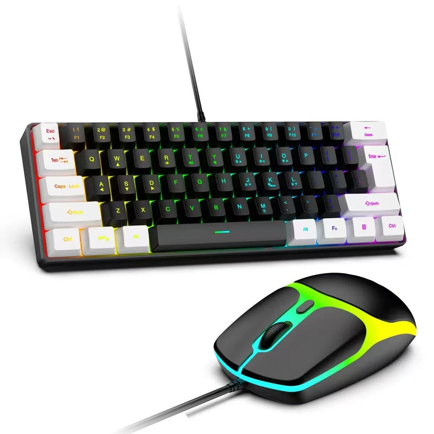 Clavier Gaming Compact 61 Touches RGB – OBAME