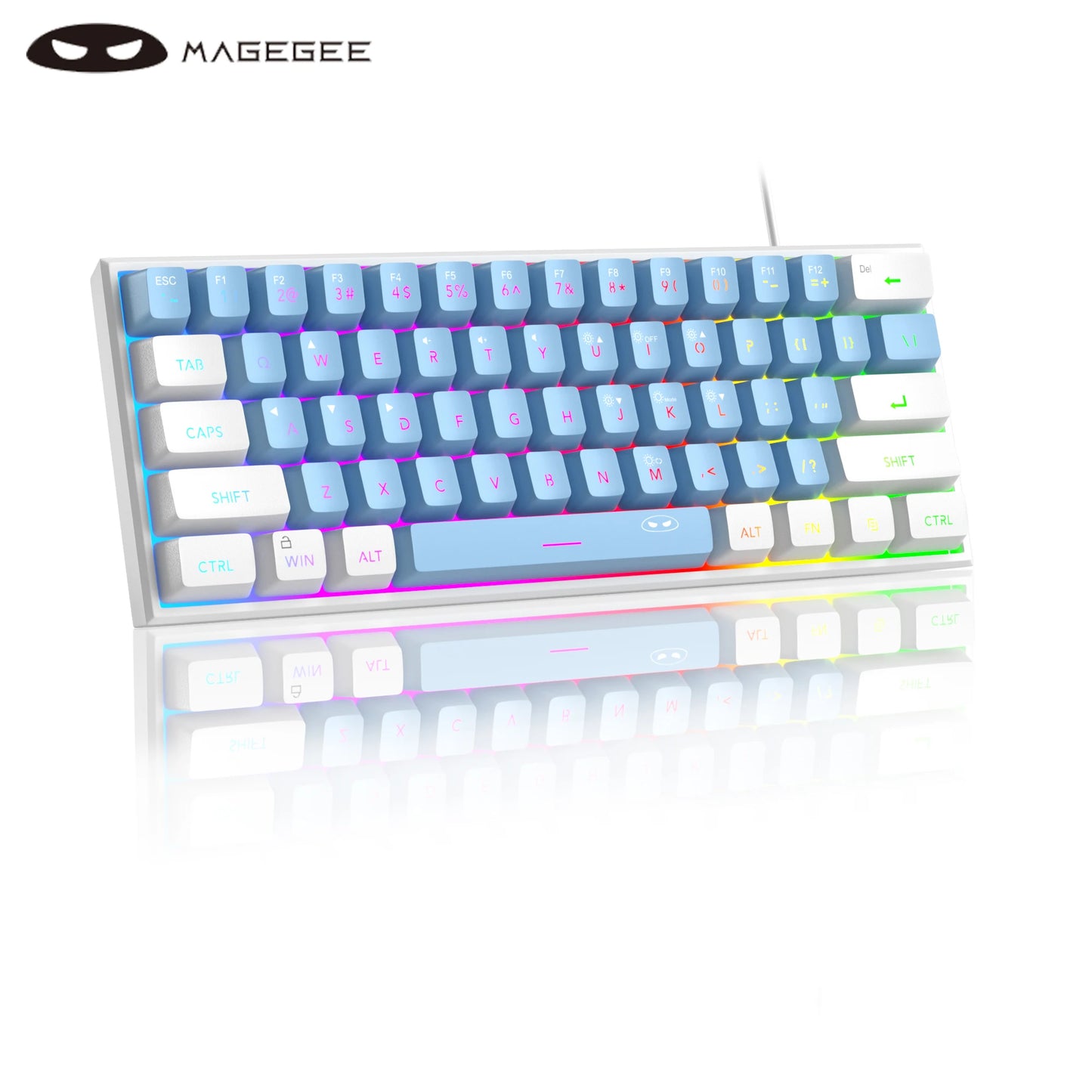 Clavier Gaming Compact 61 Touches RGB – MageGee