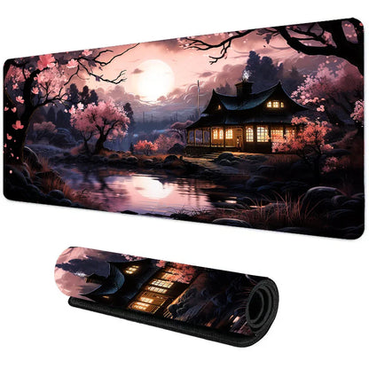 Tapis de Souris Gaming “Moonlight Temple” – Mystère, Sérénité et Précision