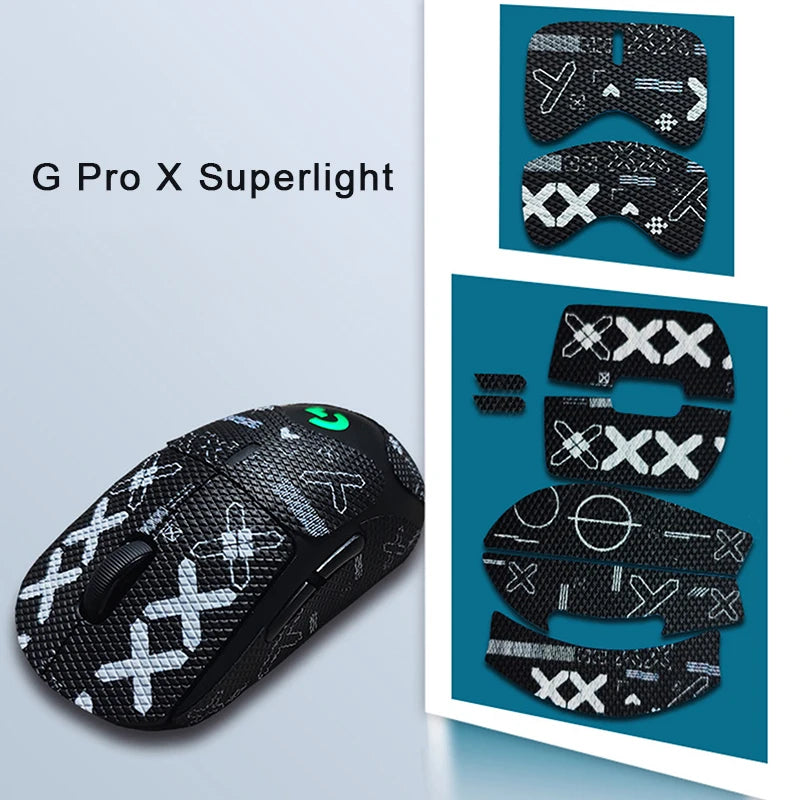 Grip Anti-Dérapant KOQZM pour Logitech G Pro X Superlight