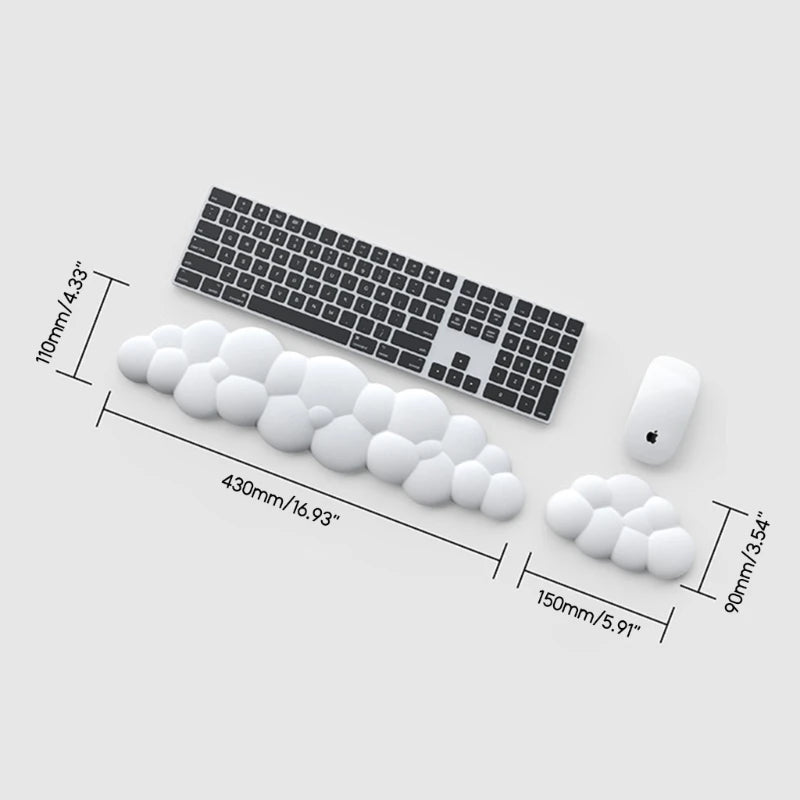 ZUOYA™ Cloud Wrist Rest – Repose-Poignet Ergonomique & Stylé