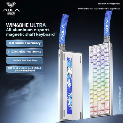 Clavier Mécanique Gaming AULA Win60/68 HE – Switchs Magnétiques, RGB & Performance E-Sport
