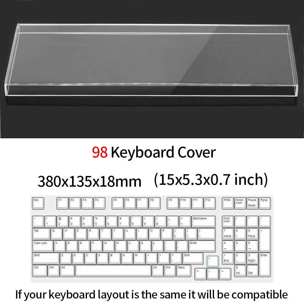 ZUIDID – Couvercle Anti-Poussière Transparent pour Clavier
