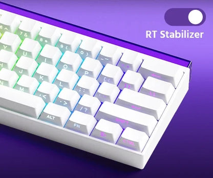 Veekos Shine60 HE – Clavier Magnétique Gaming RGB Tri-Mode (Wired / Wireless / Bluetooth)