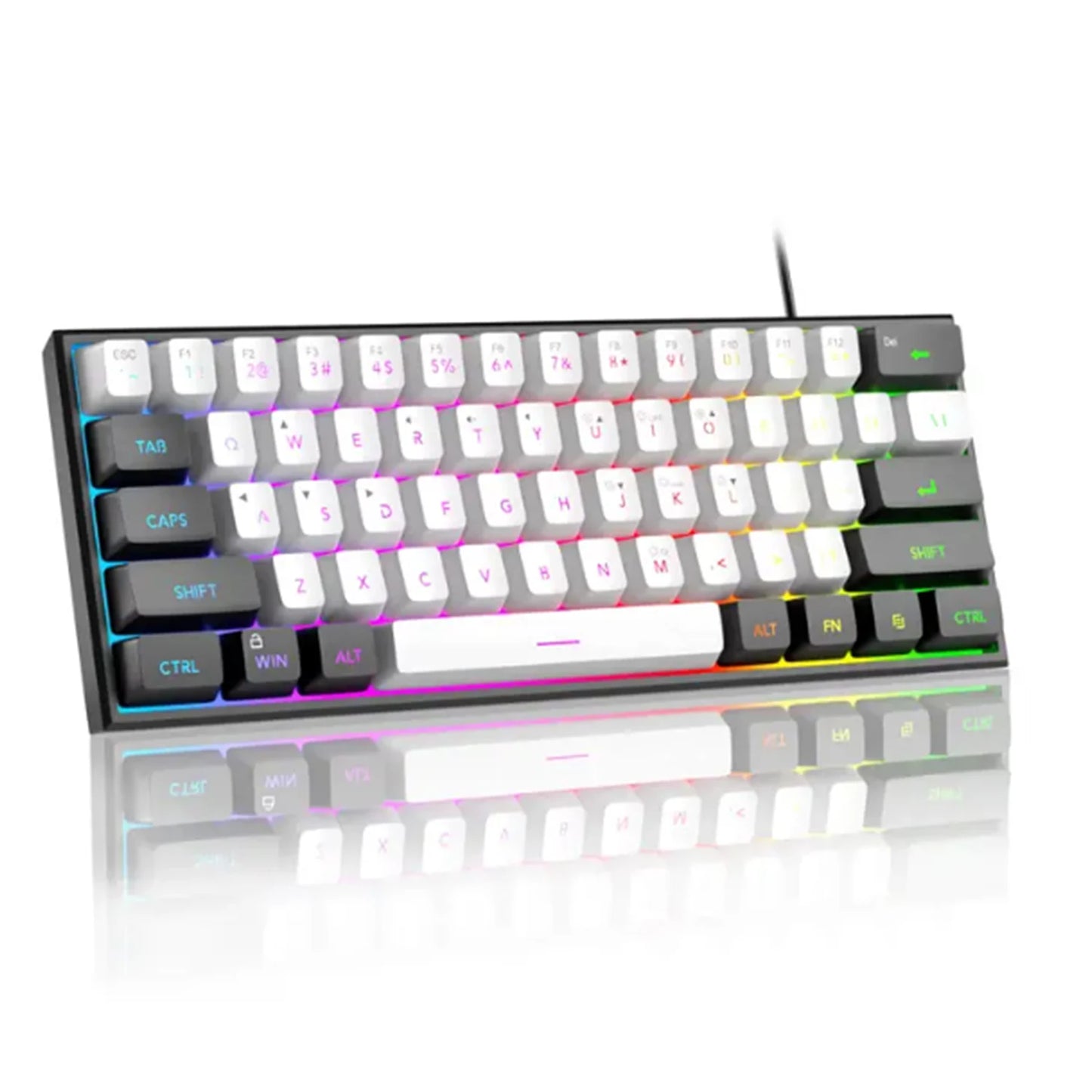 Clavier Gaming Compact 61 Touches RGB – OBAME