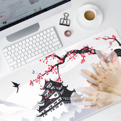 Tapis de Souris XL – KPTE Motif Fleur de Prunier