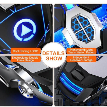 Souris Gaming Sans Fil Rechargeable 2.4G - 1600 DPI Rétroéclairage LED 7 Couleurs