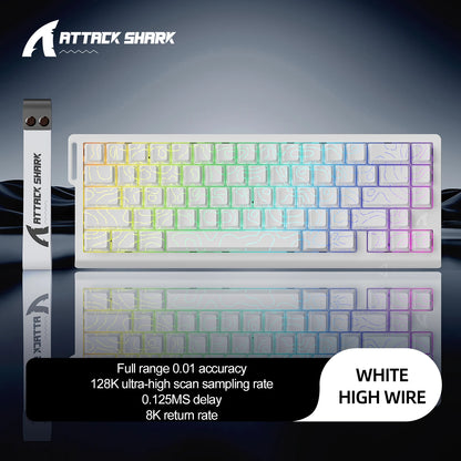 Attack Shark X68HE – Clavier Magnétique Gaming 8KHz Haute Performance