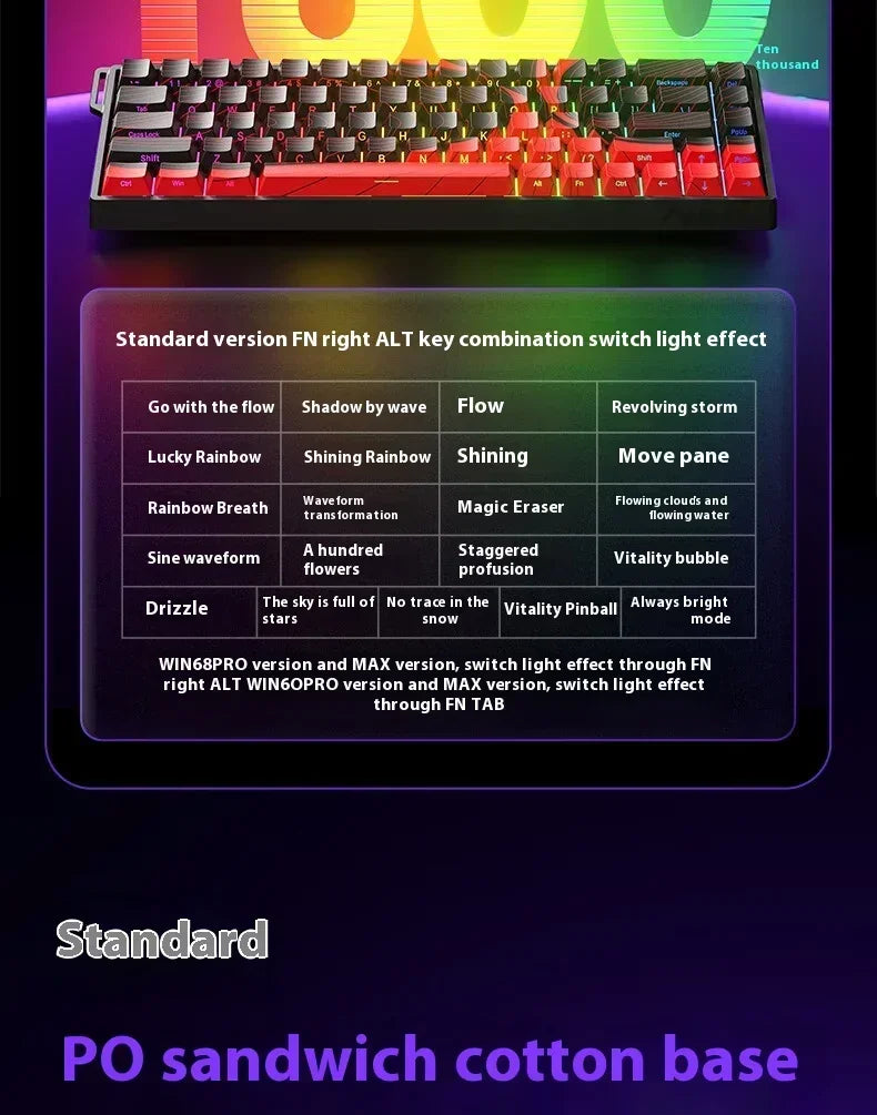 Clavier Mécanique Gaming AULA Win60/68 HE – Switchs Magnétiques, RGB & Performance E-Sport