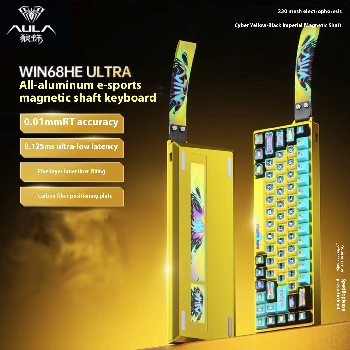 Clavier Mécanique Gaming AULA Win60/68 HE – Switchs Magnétiques, RGB & Performance E-Sport