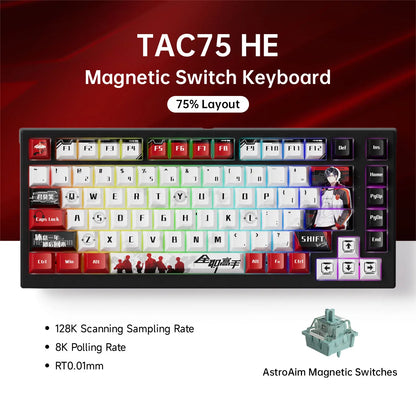 AKKO TAC75 HE – Clavier Magnétique Gaming 75% Haute Précision